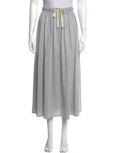 Pre-owned Max Mara Long Skirt In Gray