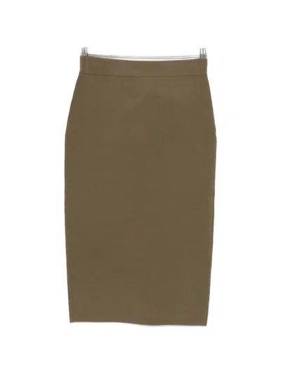 Max Mara Long Skirt In Green