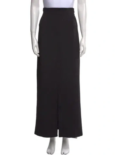Pre-owned Max Mara Long Skirt W/ Tags In Black