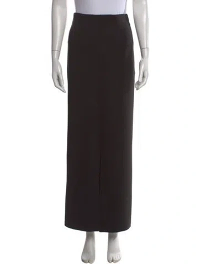 Pre-owned Max Mara Long Skirt W/ Tags In Black