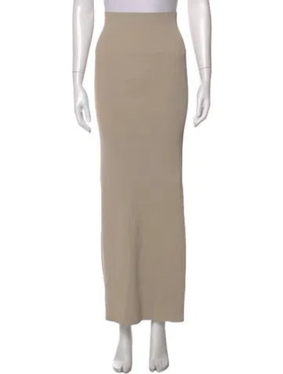 Pre-owned Max Mara Long Skirt W/ Tags In Neutral