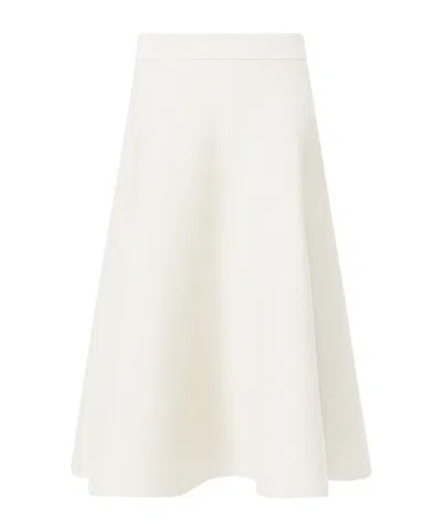 Max Mara Long Skirt In White