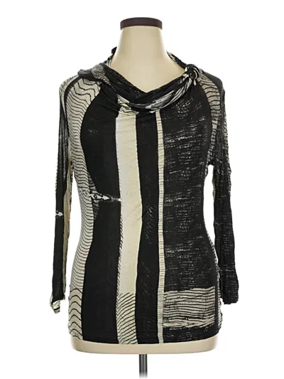 Pre-owned Max Mara Long Sleeve Blouse In Black