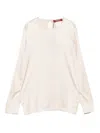 Max Mara Long Sleeve Blouse In Neutral