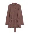Max Mara Long Sleeve Cardigan In Wisteria Color