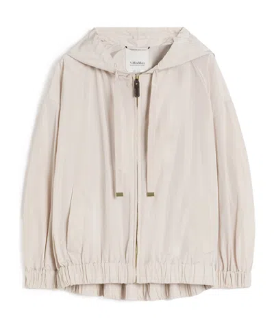 Max Mara Long Sleeve Casual Jacket In Neutral