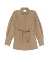 Max Mara Long Sleeve Casual Jacket In Nude