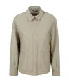 Max Mara Long Sleeve Casual Jacket In Nude