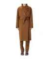 Max Mara Belted Waist Coat With Side Pockets