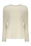 Max Mara Veloce Lightweight Cashmere Turtleneck In White