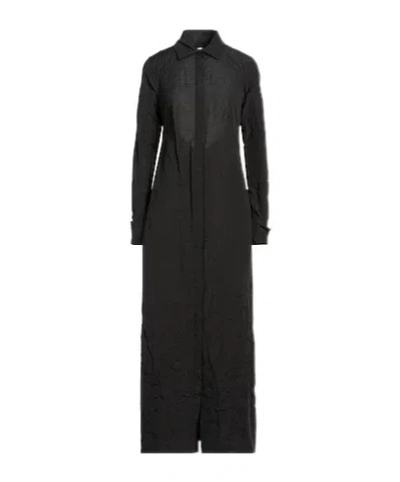 Max Mara Long Sleeve Dress In Black
