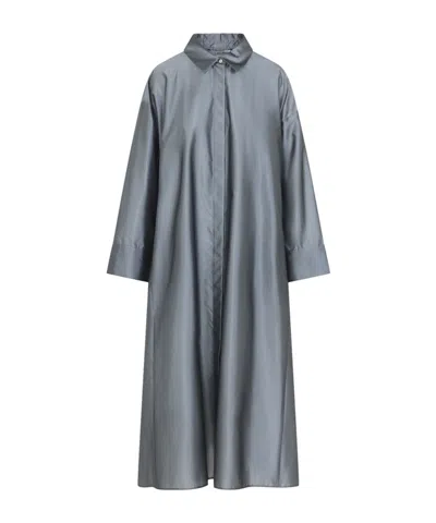 Max Mara Long Sleeve Dress In Gray