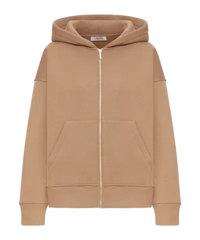 Max Mara Long Sleeve Jacket In Brown