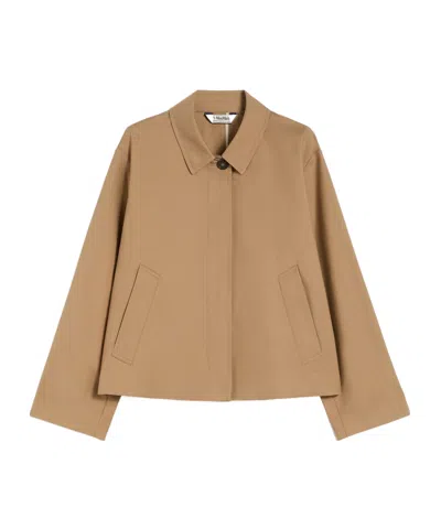 Max Mara Long Sleeve Jacket In Brown