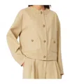Max Mara Long Sleeve Jacket In Nude
