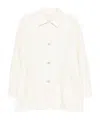 Max Mara Long-sleeved Casual Jacket In White