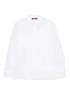 Max Mara Long Sleeve Shirt In White