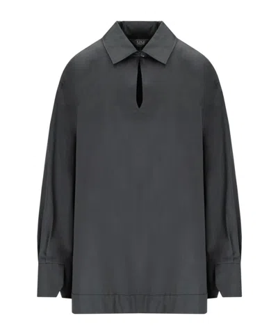 Max Mara Long Sleeve Shirt In Animal Print