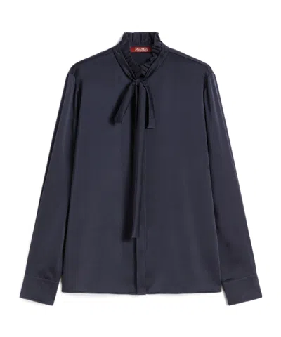 Max Mara Long Sleeve Shirt In Black
