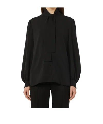 MAX MARA MAX MARA MELANIA TIE DETAILED BUTTON-UP SHIRT