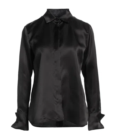 Max Mara Long Sleeve Shirt In Black
