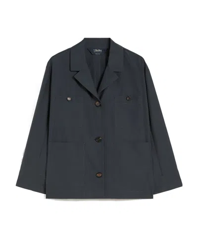 Max Mara Long Sleeve Shirt In Blue