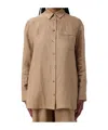 Max Mara Shirt Woman Camel In Brown