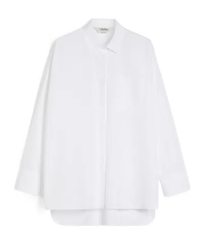 MAX MARA 'S MAX MARA BUTTON-UP LONG-SLEEVED TOP