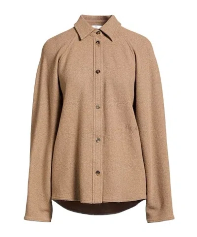 Max Mara Long Sleeve Shirts In Nude