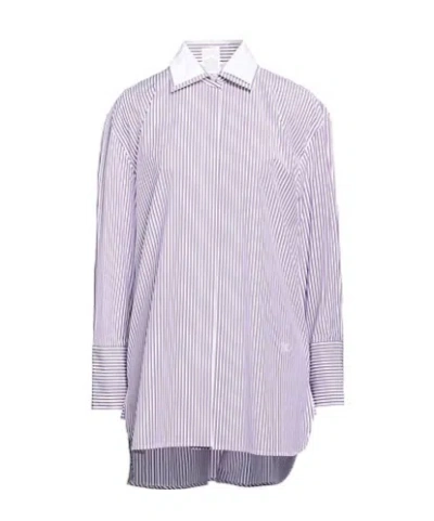 Max Mara Long Sleeve Shirts In Purple