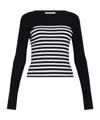 Max Mara Braies Striped Rib Crewneck Sweater