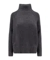 Max Mara Long Sleeve Sweater In Black