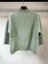Max Mara Long Sleeve Sweater In Green