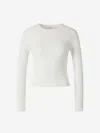 Max Mara Long Sleeve T-shirt In White