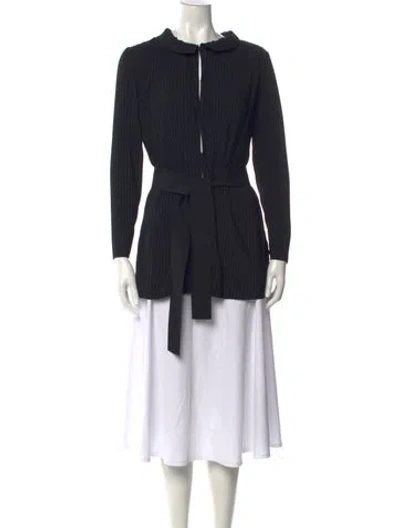 Pre-owned Max Mara Long Sleeve Top W/ Tags In Blue