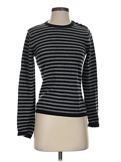 Pre-owned Max Mara Long Sleeve Turtleneck In Gray