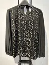 Max Mara Long-sleeved Blouse In Black