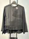 Max Mara Long-sleeved Blouse In Black