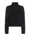 Max Mara Black Wool Afelio Knitwear In Black