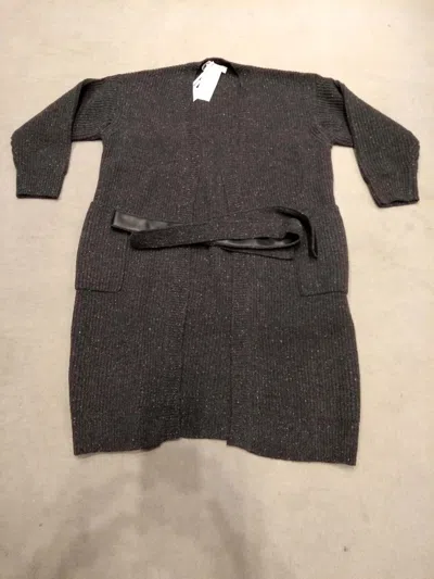 Max Mara Long-sleeved Cardigan In Black