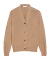 Max Mara Long-sleeved Cardigan In Nude