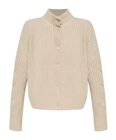 MAX MARA MAX MARA AFELIO HIGH NECK BUTTON-UP CARDIGAN