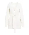 Max Mara Balzac Open Front Cardigan White In White