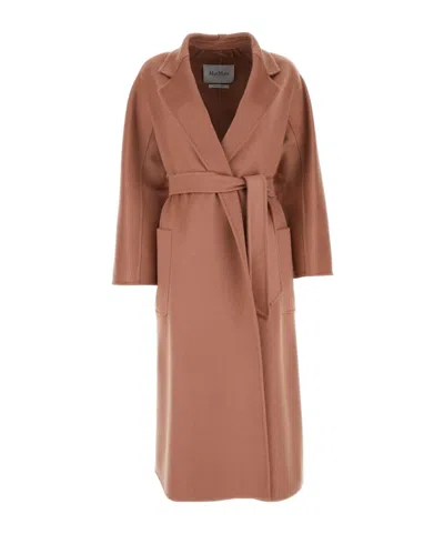 Max Mara Cappotto Ludmilla In Cashmere Rosa Antico Donna In Pink