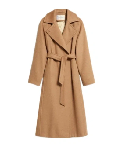 MAX MARA LONG-SLEEVED CASHMERE COAT