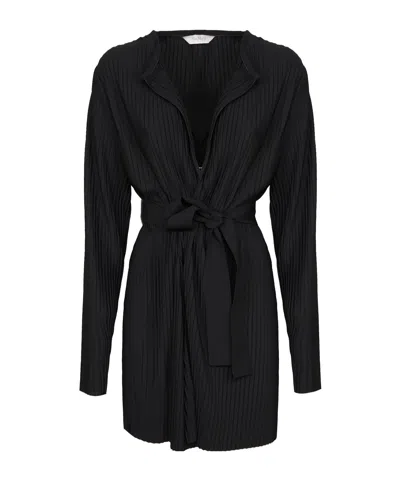 Max Mara Long-sleeved Casual Jacket In Black