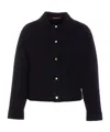 Max Mara Long-sleeved Casual Jacket In Black