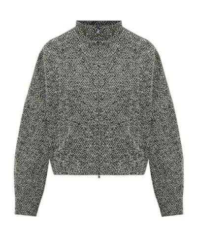 Max Mara Long-sleeved Casual Jacket In Black