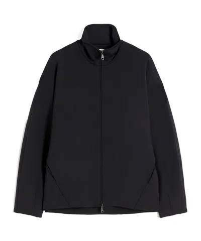 Max Mara Long-sleeved Casual Jacket In Black