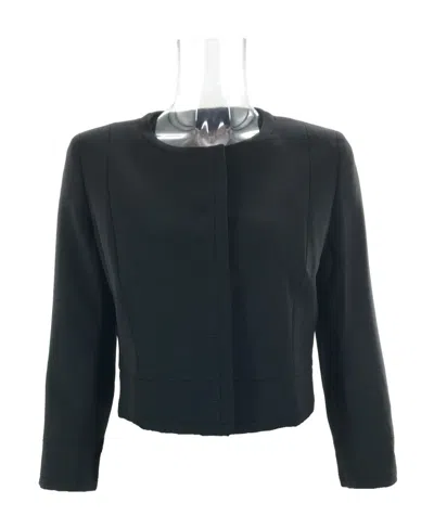 Max Mara Long-sleeved Casual Jacket In Black